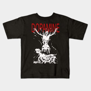 Dopamine skeleton human animal bones Kids T-Shirt